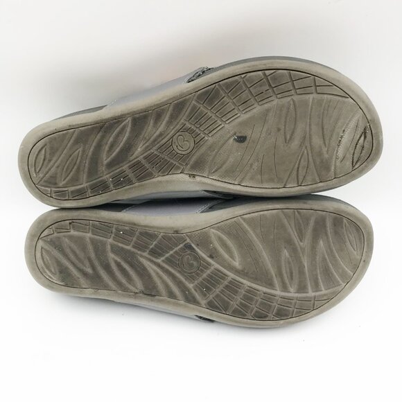 BARETRAPS Multicolored Gray Stretch Woven Flip Flop Sandals Womens 8 - Picture 10 of 10